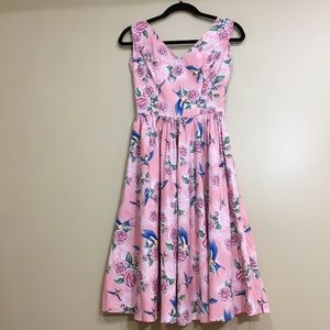 Vintage print dress